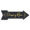 Signmission Dressing Room Arrow Decal Funny Home Decor 30in Wide D-A-10-999889